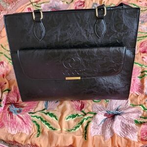 NEW Gucci Black Leather Shoulder Bag